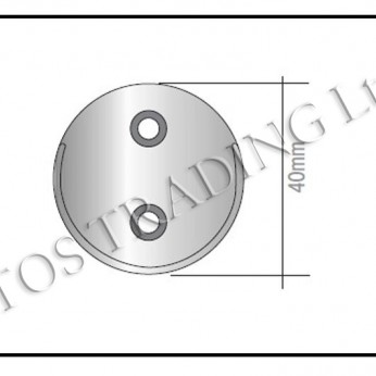 Circle tube holder 21L.941.07 - Wardrobe fittings and accessories Circle tube holder Wardrobe fittings and accessories