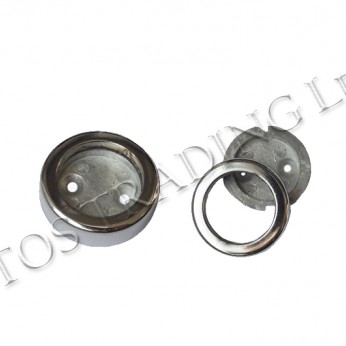 Circle tube holder two parts 21L.941.06 - Wardrobe fittings and accessories Circle tube holder two parts Wardrobe fittings and accessories