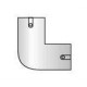 L-shaped circle tube holder Wardrobe fittings and accessories