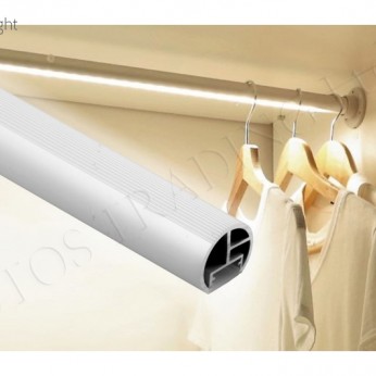Aluminum RELING profile for LED strips 21L.939.00 - Wardrobe fittings and accessories Aluminum RELING profile for LED strips Wardrobe fittings and accessories