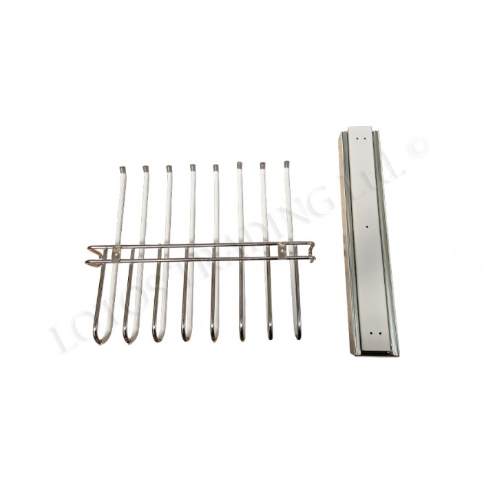 OSKAR Pull-out trousers rack - chrome 21L.901.02 - Wardrobe fittings and accessories OSKAR Pull-out trousers rack - chrome Wardrobe fittings and accessories