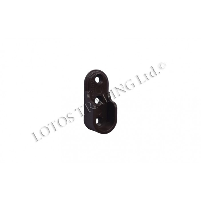 PVC Oval tube holder 21L.959.04 - Wardrobe fittings and accessories PVC Oval tube holder Wardrobe fittings and accessories