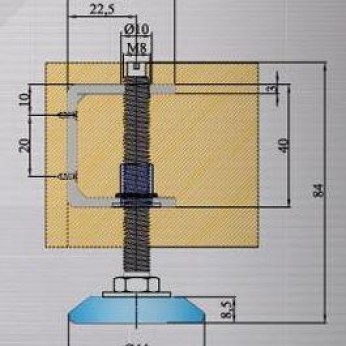 Plinth adjuster Wardrobe fittings and accessories