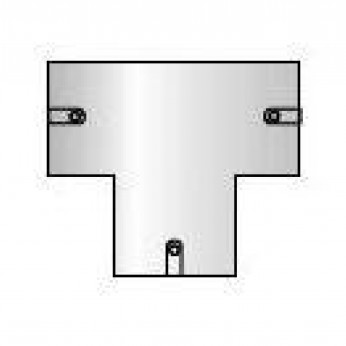 T-shaped circle tube holder 21L.941.10 - Wardrobe fittings and accessories T-shaped circle tube holder Wardrobe fittings and accessories