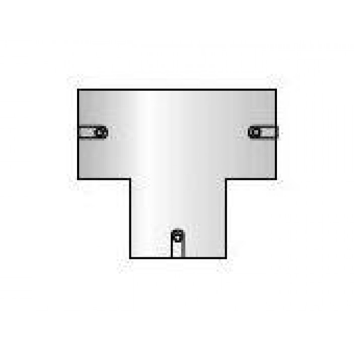 T-shaped circle tube holder Wardrobe fittings and accessories