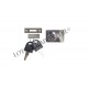 Double opening glass lock 08L.107.01 - Drawer and glass locks Double opening glass lock Drawer and glass locks