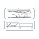 Mechanism for an immersive sofa 213 mm 32L.030.01 - Decorative furniture accessories Mechanism for an immersive sofa 213 mm Decorative furniture accessories