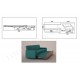 Mechanism for an immersive sofa 260mm. Decorative furniture accessories