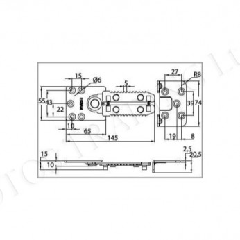 Sofa coupler 01 32L.009.01 - Decorative furniture accessories Sofa coupler 01 Decorative furniture accessories