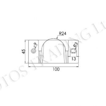 Clipse connector К 32L.010.03 - Decorative furniture accessories Clipse connector К Decorative furniture accessories