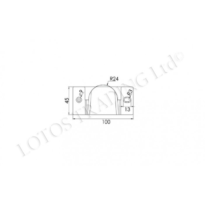 Clipse connector К 32L.010.03 - Decorative furniture accessories Clipse connector К Decorative furniture accessories