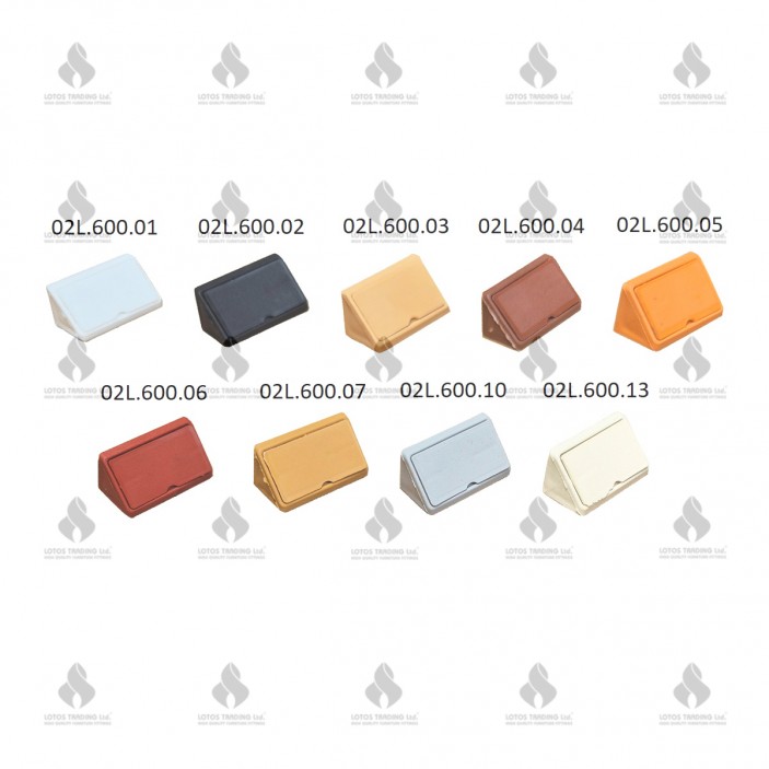 PVC ъглови сглобки 02L.600.01-10 - Крепежни и свързващи елементи PVC ъглови сглобки Крепежни и свързващи елементи