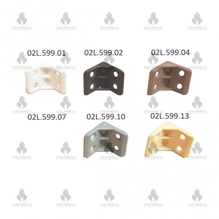 PVC монтажен ъгъл 02L.599.01-13 - Крепежни и свързващи елементи PVC монтажен ъгъл Крепежни и свързващи елементи