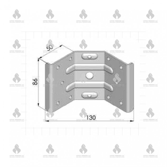 M08-1 Table plate Fittings and fasteners