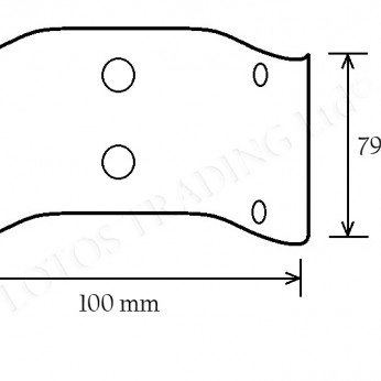 Table plate big Fittings and fasteners