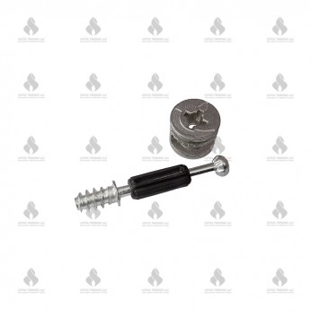 Minifix set direct confirmat screw assembly with head for 16 mm. chipboard Fittings and fasteners