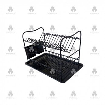 Double drying rack, black 18L.815.03 - Kitchen cabinet mechanisms and racks Double drying rack, black Kitchen cabinet mechanisms and racks
