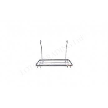 Henging single hanging shelf, chrome Henging single hanging shelf, chrome
