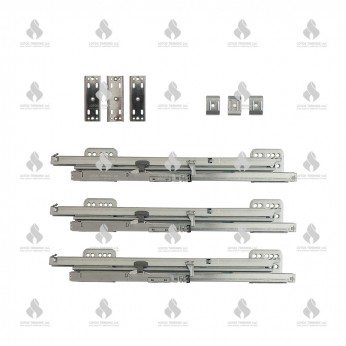 Механизъм за вграждане с 5 кошници за скрит водач с частично отваряне Кухненски механизми за вграждане