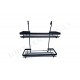 OSKAR Double hanging shelf - black 350x165x360 mm Kitchen cabinet mechanisms and racks