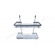 OSKAR Double hanging shelf - chrome 350x165x360 18L.804.42 - Kitchen cabinet mechanisms and racks OSKAR Double hanging shelf - chrome 350x165x360 Kitchen cabinet mechanisms and racks