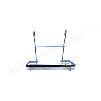 OSKAR Single storey medium basket - chrome 350x130x310 Kitchen cabinet mechanisms and racks