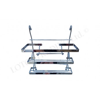 OSKAR Tripple foil and paper shelf - chrome Kitchen cabinet mechanisms and racks