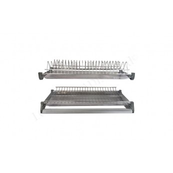 Dish rack with 2 trays