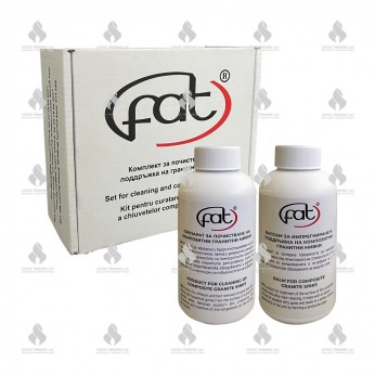 FAT - Kit for cleaning and maintenance of composite granite sinks Adhesives and wood coatings