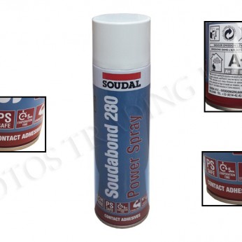 Contact adhesive spray SOUDABOND Adhesives and wood coatings