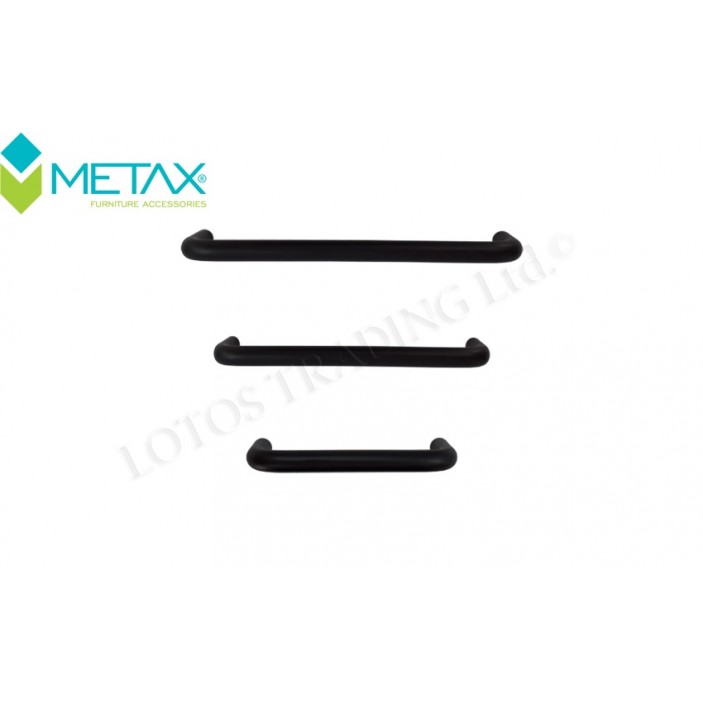 Aluminium lux handle 4801 black 13.4801.096-160.16 - Furniture handles Aluminium lux handle 4801 black Furniture handles