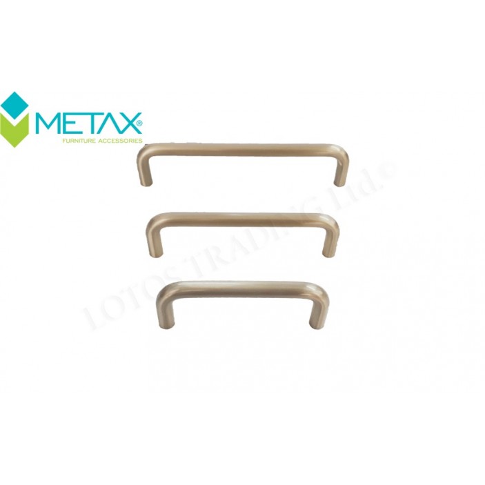 Aluminium lux handle 4801 inox Furniture handles