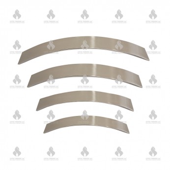 Aluminium lux handle 3540 inox Furniture handles