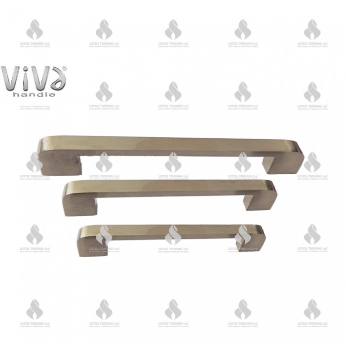 Viva 806 aluminum handle - stainless steel Furniture handles