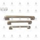 Viva 806 aluminum handle - stainless steel Furniture handles