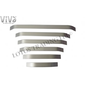 Aluminium lux line handle Viva 301 matt chrome Furniture handles