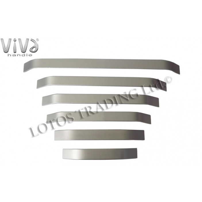 Aluminium lux line handle Viva 301 matt chrome 13.3255.128-320.05 - Furniture handles Aluminium lux line handle Viva 301 matt chrome Furniture handles