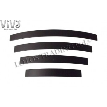 Aluminium lux line handle Viva 314 black