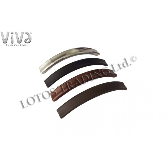 Aluminium lux line handle Viva 360 metallic rose 13.360.128-224.17 - Furniture handles Aluminium lux line handle Viva 360 metallic rose Furniture handles