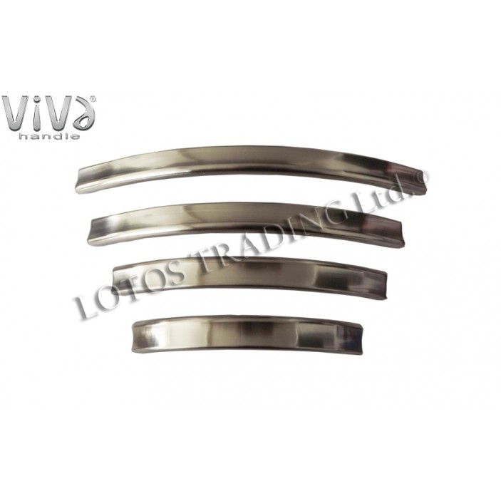 Aluminium lux line handle Viva 360 inox Furniture handles