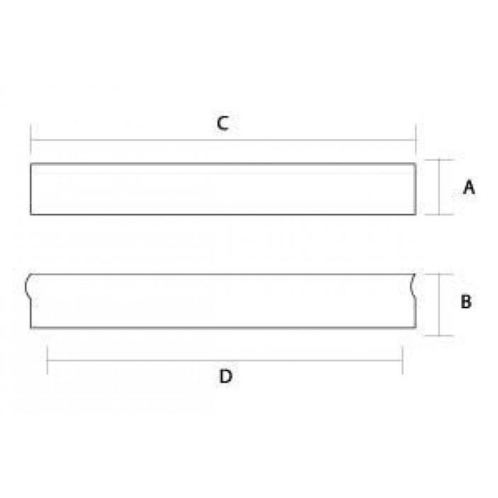 Aluminium eco line handle 2012 inox 13.1790.096-448.08 - Furniture handles Aluminium eco line handle 2012 inox Furniture handles