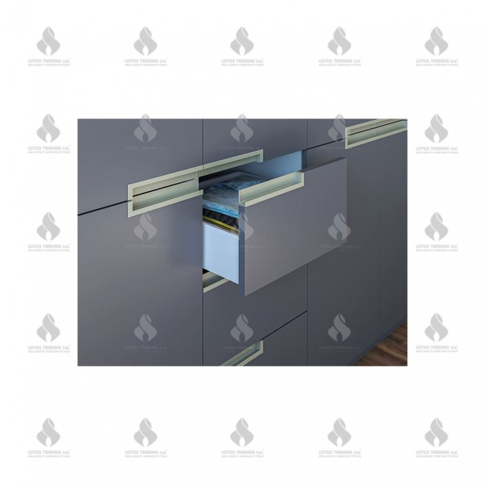 Plugs for a profile for door without handles (13L.5353.05.) Furniture handles