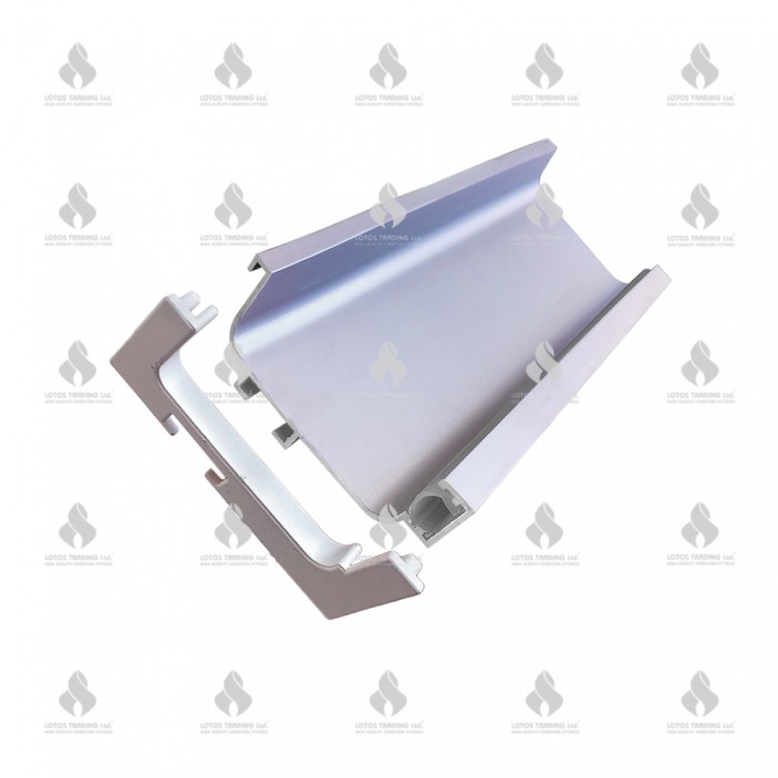 Plug open Left for Handleless door profile with LED channel - 5440 Furniture handles