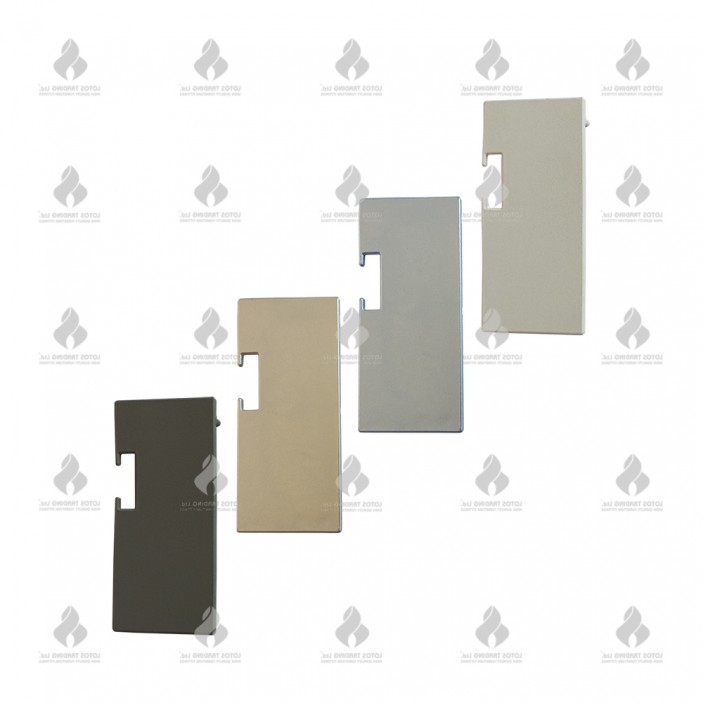 Plug closed Left for Handleless door profile with LED channel - 5440 Furniture handles