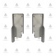 Plugs for a profile for door without handles (13L.5353.05.) Furniture handles