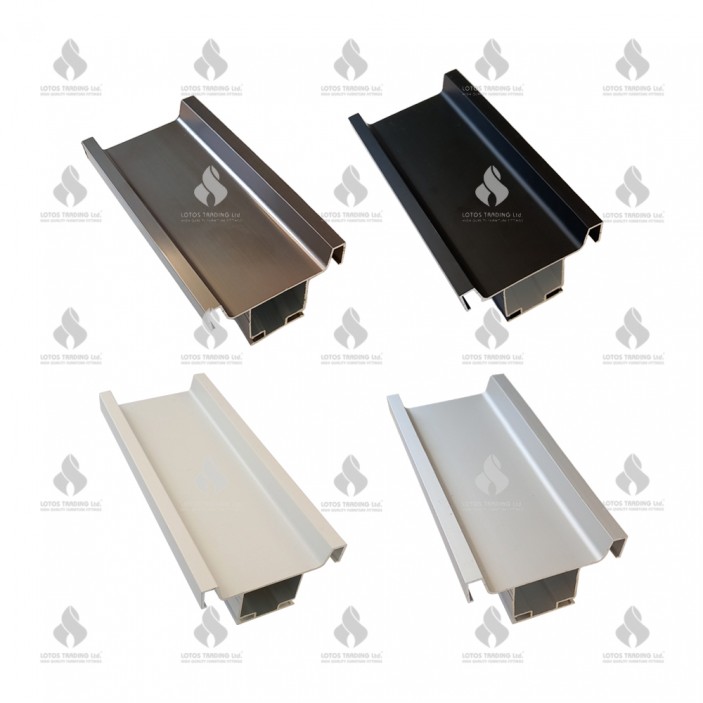 U Profile for handleless door 5455 Furniture handles