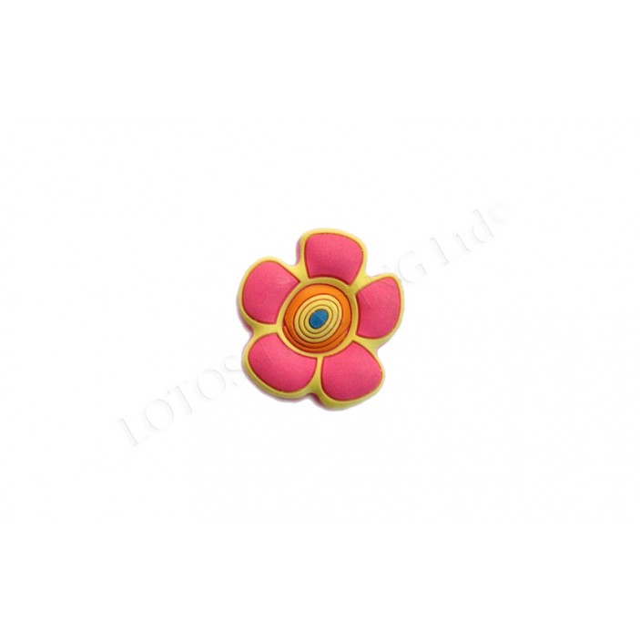 Kids handle pink flower 110 13.975.015 - Furniture handles Kids handle pink flower 110 Furniture handles