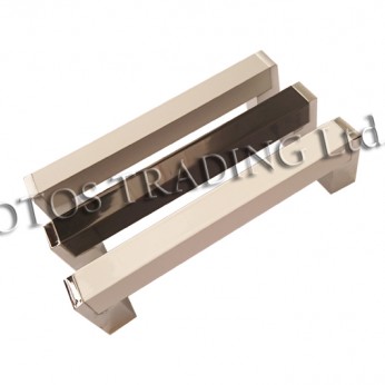 Handle IVENTO 020 chrome+white Furniture handles