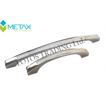Handle TN chrome+white Furniture handles