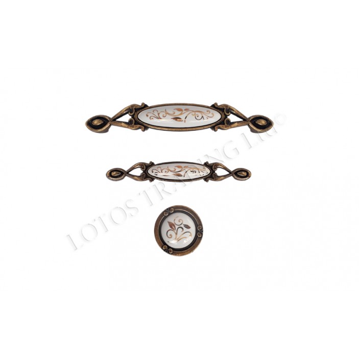 Ceramic line handle 2002 13.2002.000-128.10 - Furniture handles Ceramic line handle 2002 Furniture handles